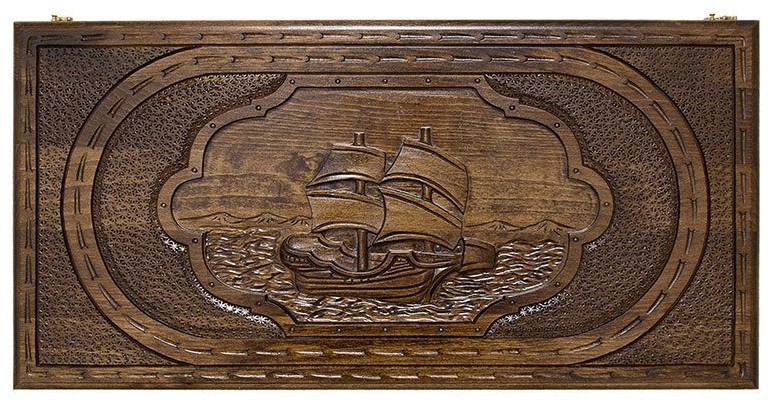 Нарды резные "Парусник", Mirzoyan (28670)