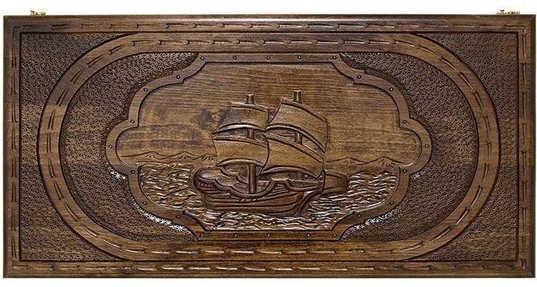 Нарды резные "Парусник", Mirzoyan (28670)