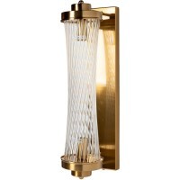 Бра латунь, стекло прозр. 12*18*h.50см (TT-00005233)