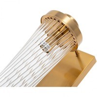 Бра латунь, стекло прозр. 12*18*h.50см (TT-00005233)