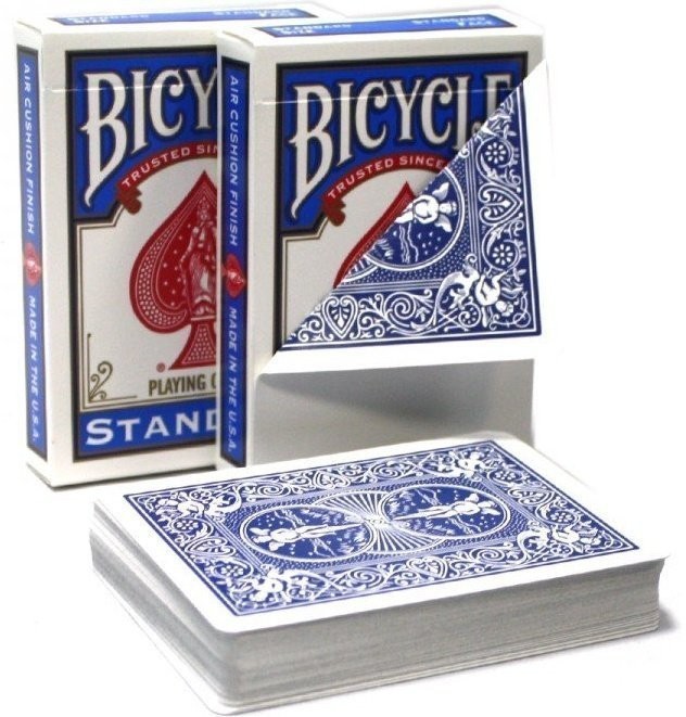 Карты "Bicycle Blank Face Blue Back" (33994)