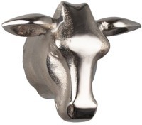 Голова быка 4095-N, металл, chrom, ROOMERS FURNITURE