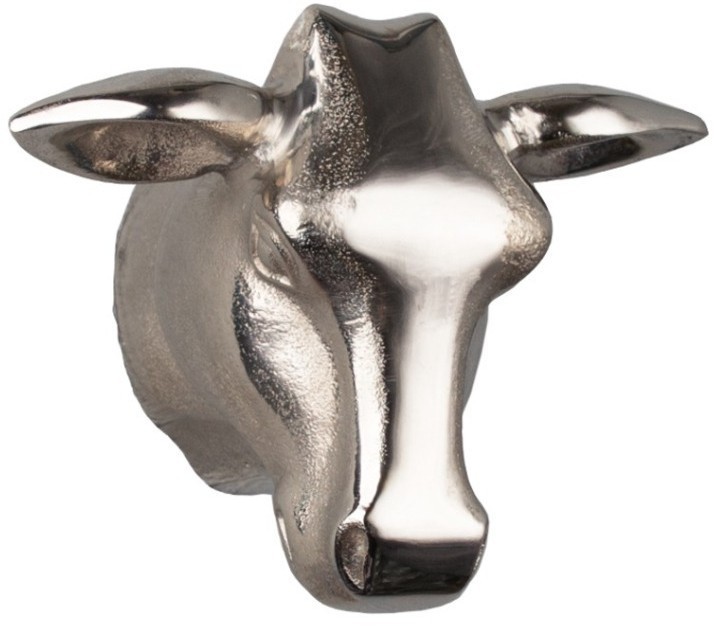 Голова быка 4095-N, металл, chrom, ROOMERS FURNITURE
