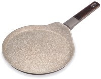 Сковорода блинная с антипригарным покрытием pfluon marble, 24*4,3 см Agness (902-117)