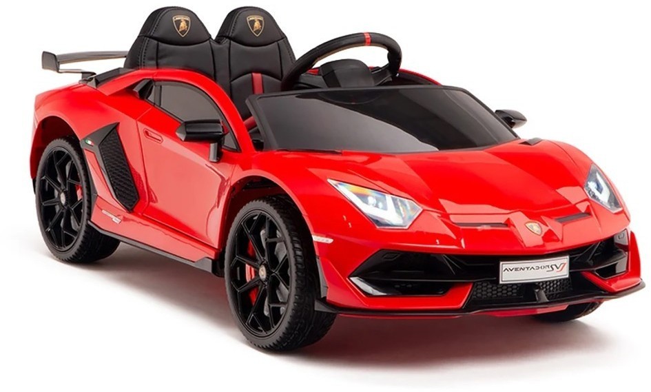 Детский электромобиль Lamborghini SVJ (красный, 12V) - HL328