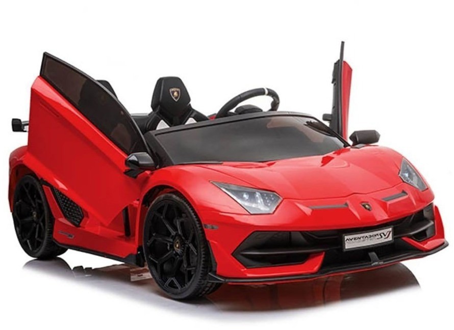 Детский электромобиль Lamborghini SVJ (красный, 12V) - HL328