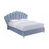 Кровать велюр серо-голубой 214*224*141см (TT-00007127)