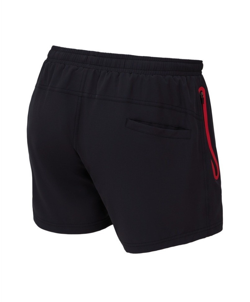 Шорты для плавания 25DEGREES Splash Black/Red, полиэстер (2133332)