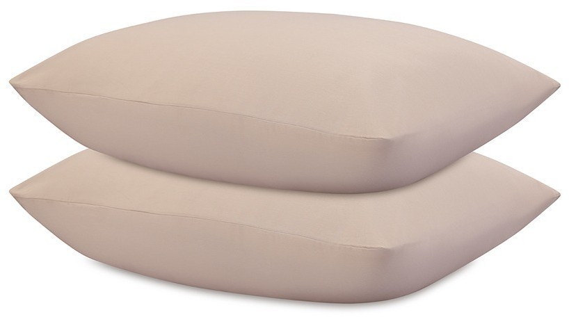 Комплект постельного белья из премиального сатина бежевого цвета из коллекции essential, 150х200 см (79816)