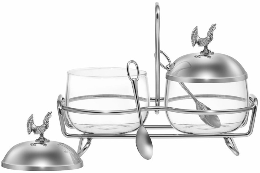 Емкость для хранения двойная lefard серия "охота" 320мл/320мл с ложками (920-106)