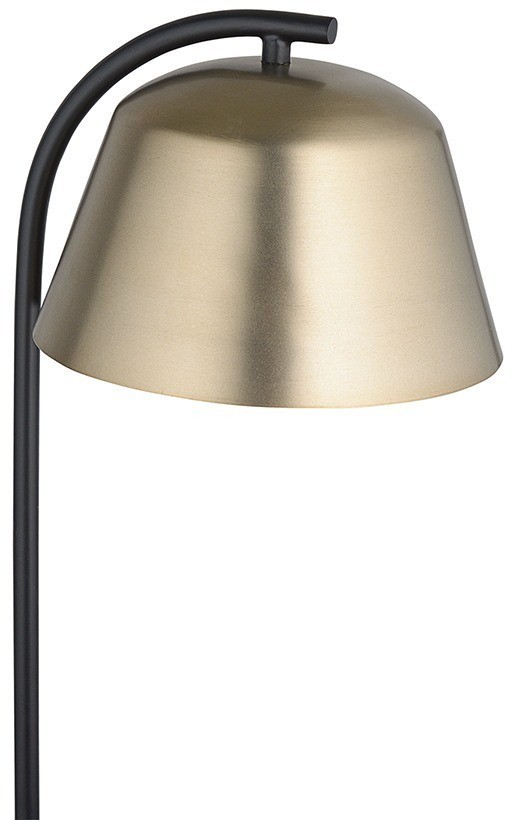 Торшер enkel mon, 138 см, черный/золотистый (76351)