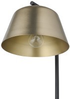 Торшер enkel mon, 138 см, черный/золотистый (76351)