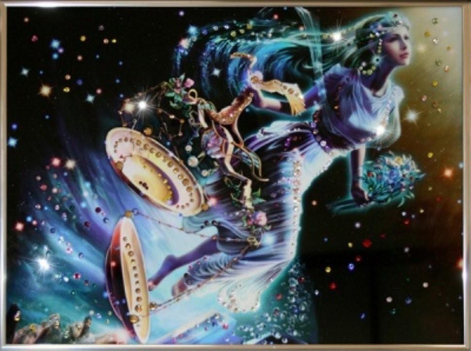 Картина Весы Кагая с кристаллами Swarovski (1140)