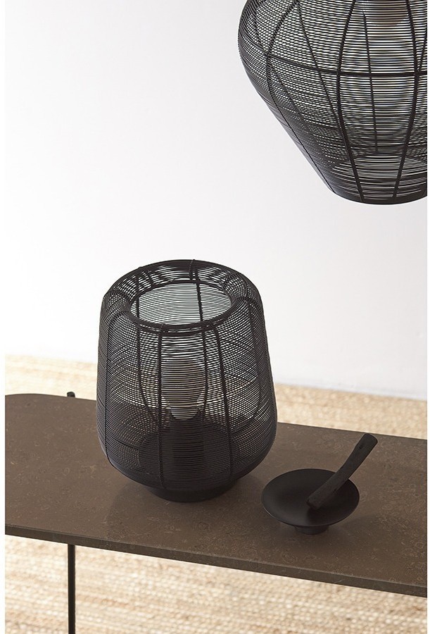 Лампа настольная vinger, D22х26 см, черная (76868)