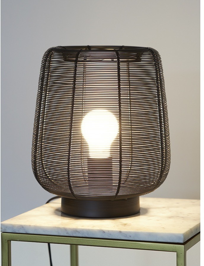 Лампа настольная vinger, D22х26 см, черная (76868)