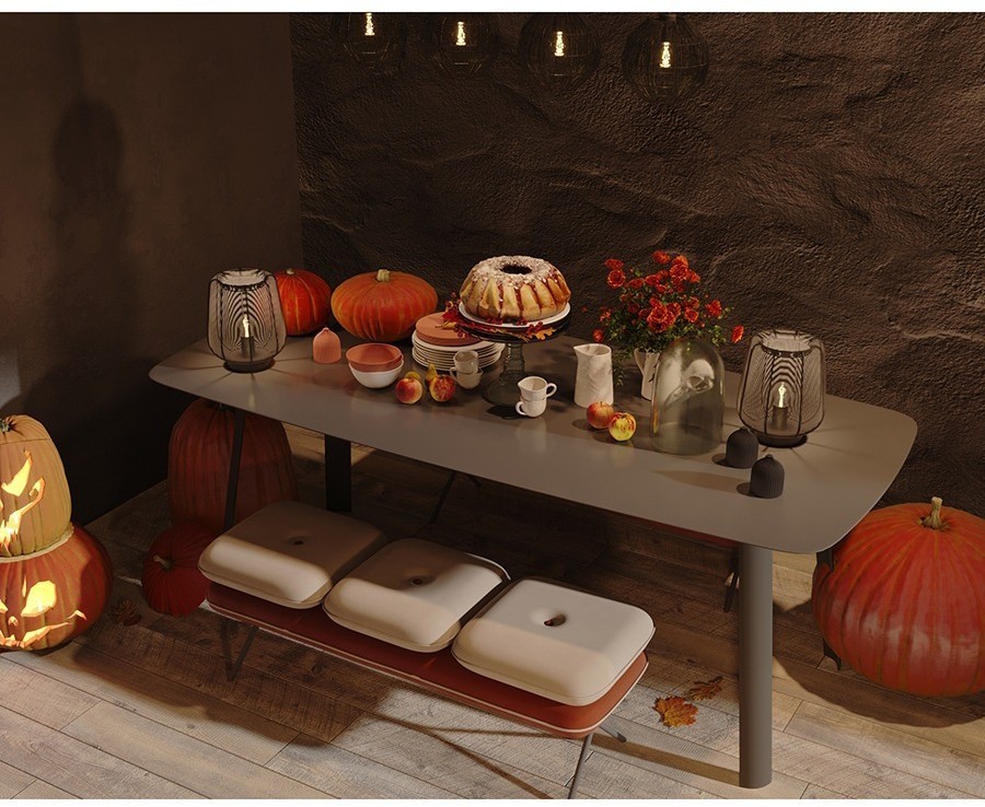 Лампа настольная vinger, D22х26 см, черная (76868)