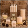 Набор ароматических стеариновых свечей из 3шт. cotton диаметр 4,5 см высота 5 см Adpal (348-797)