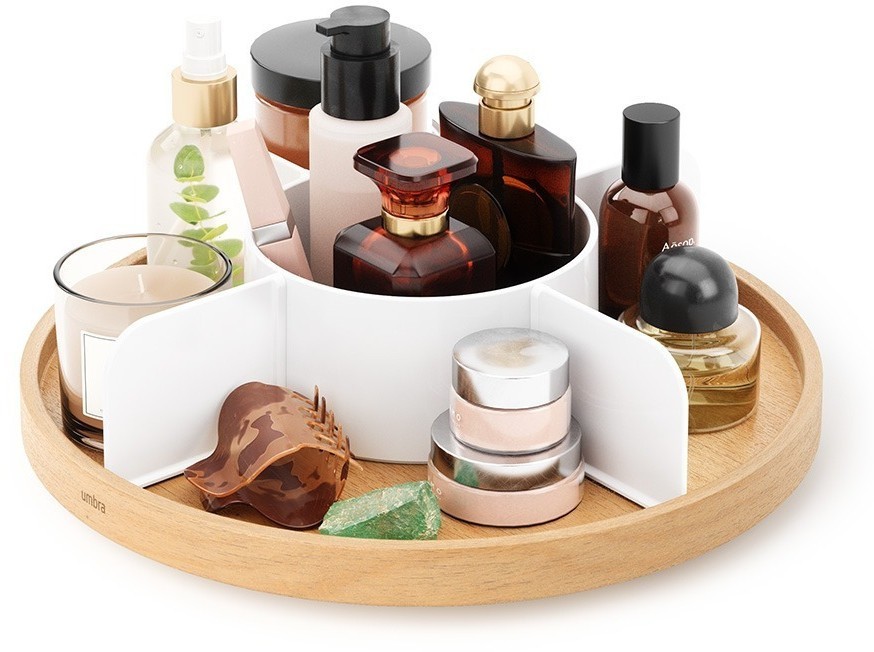 Органайзер для специй bellwood, белый/натуральное дерево (76810)