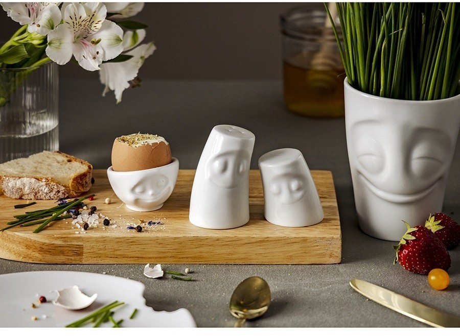 Солонка cuddly, 7,5 см, белая (74925)