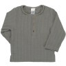 Рубашка из хлопкового муслина серого цвета из коллекции essential 18-24m (69633)