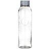 Бутылка круглая стеклянная 1.1л, крышка серая LIMON (166-140)