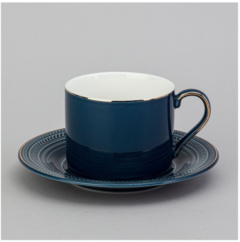 Чайный набор lefard "top style" на 4 пер. 8 пр. 250 мл микс цветов (42-546)