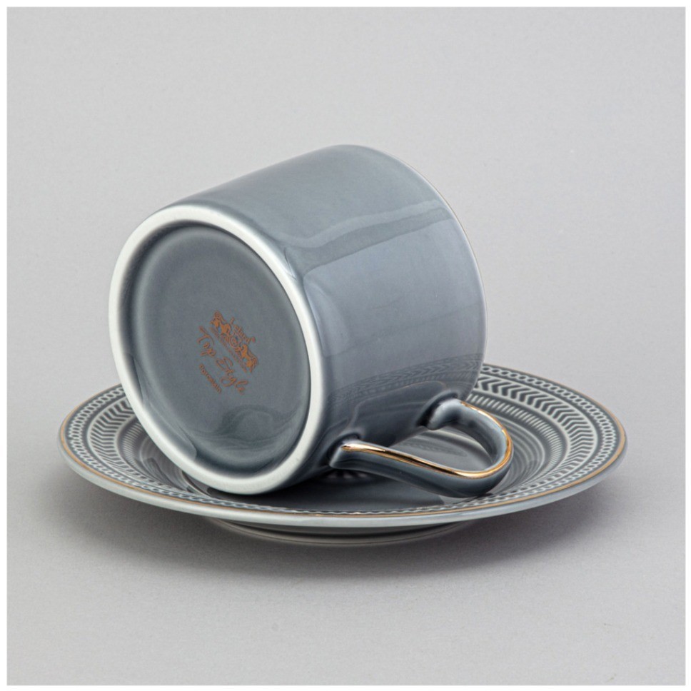 Чайный набор lefard "top style" на 4 пер. 8 пр. 250 мл микс цветов (42-546)