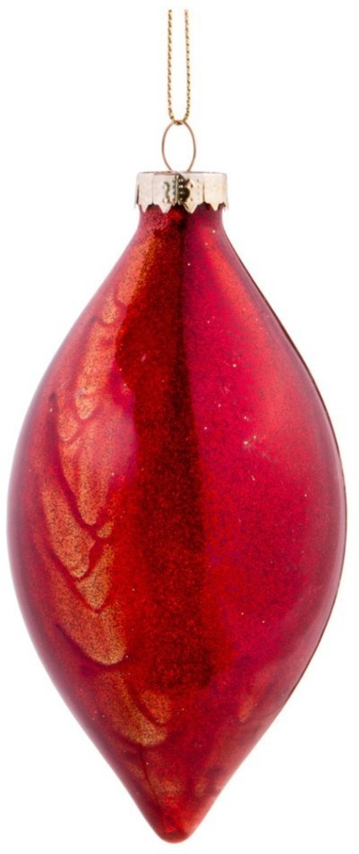 Набор из 6-ти декоративных изделий коллекция мрамор"шар" диаметр=6,5 см,высота=13 см цвет: красный Lefard (864-134)