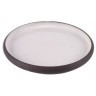 Тарелка E735-P-10187/8.5, 21 см, керамика, black/white, ROOMERS TABLEWARE