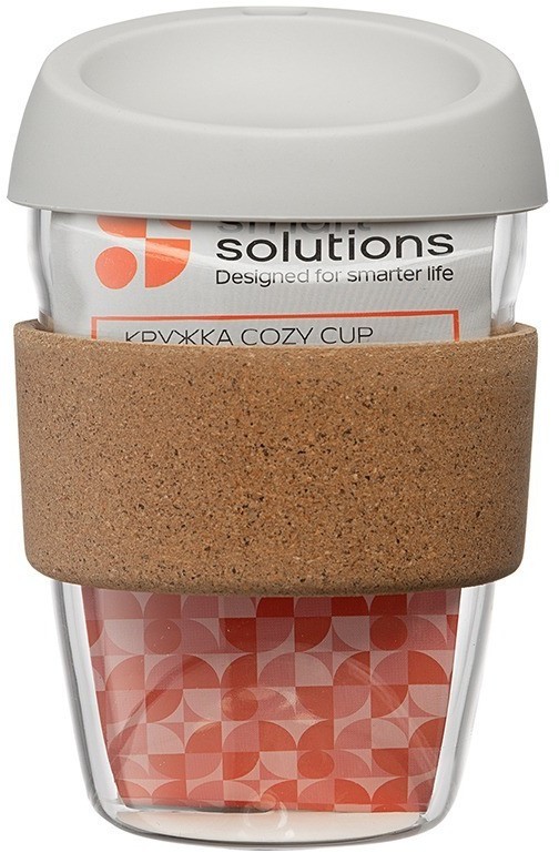 Кружка cozy cup, 350 мл, светло-серая (78677)