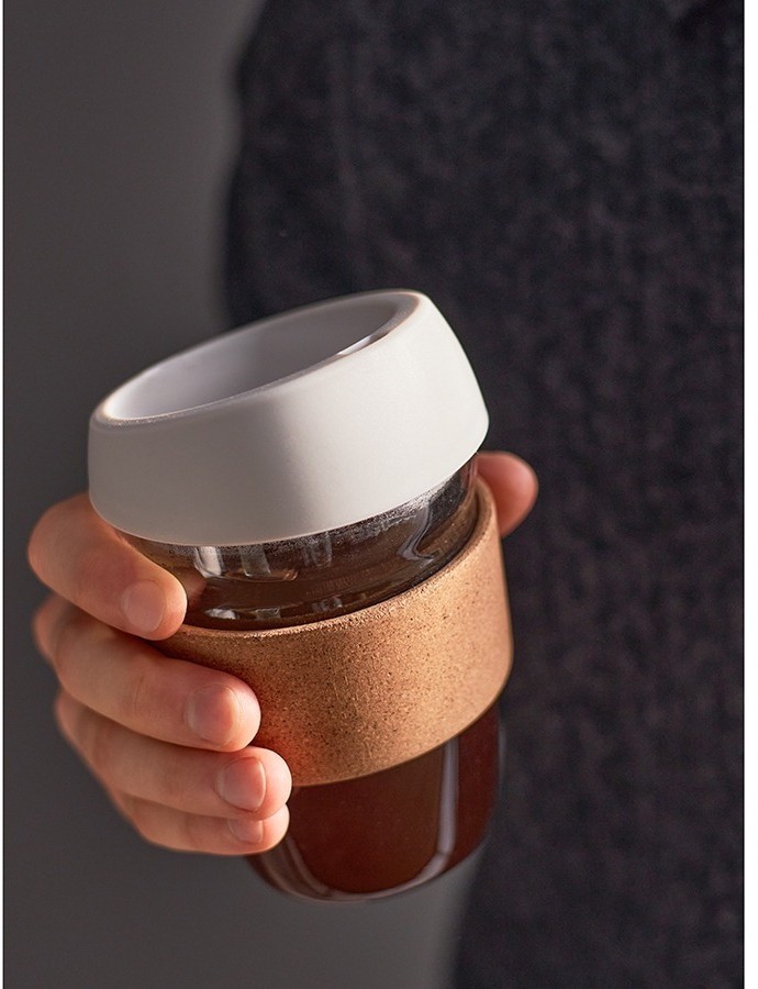 Кружка cozy cup, 350 мл, светло-серая (78677)