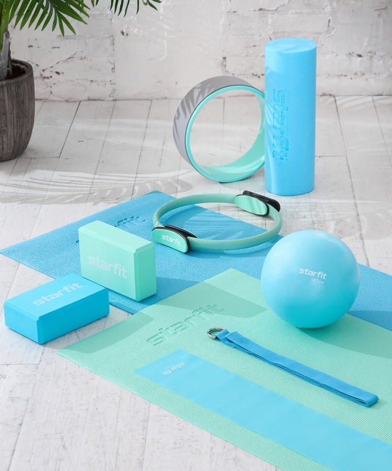 Блок для йоги STARFIT YB-200 EVA, мятный (2113198)
