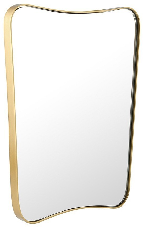 Зеркало настенное raffin, 45х36 см, золотое (76223)