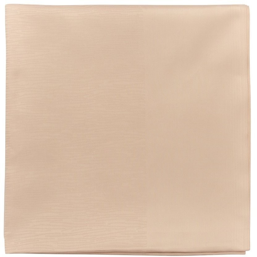 Скатерть жаккардовая бежевого цвета из хлопка с вышивкой из коллекции essential, 180х260 см (72166)