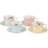 Чайный набор "времена года" на 4 персоны 8 пр. 260 мл диаметр=15,5 см. Lefard (760-430)