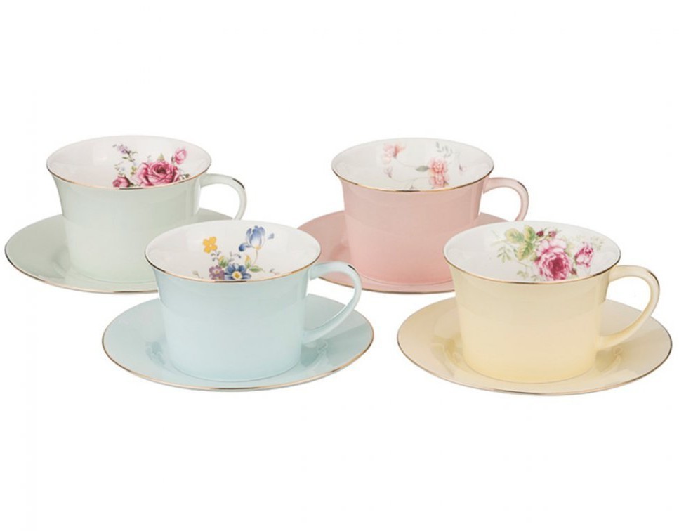 Чайный набор "времена года" на 4 персоны 8 пр. 260 мл диаметр=15,5 см. Lefard (760-430)