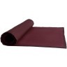 Дорожка на стол из умягченного льна с декоративной обработкой бордового цвета essential, 45х150 см (63150)