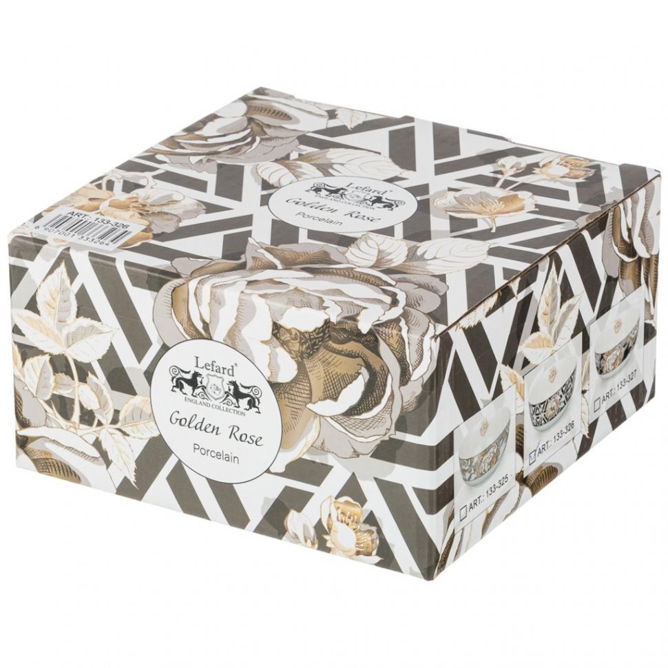 Салатник "golden rose" 14см, белый Lefard (133-325)