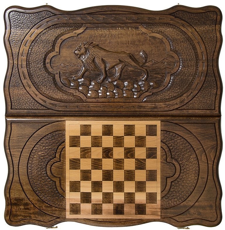 Нарды резные "Лев", Mirzoyan (28666)