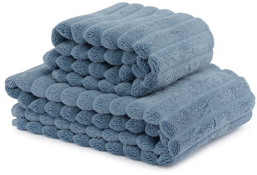 Полотенце для рук waves джинсово-синего цвета из коллекции essential, 50х90 см (70643)