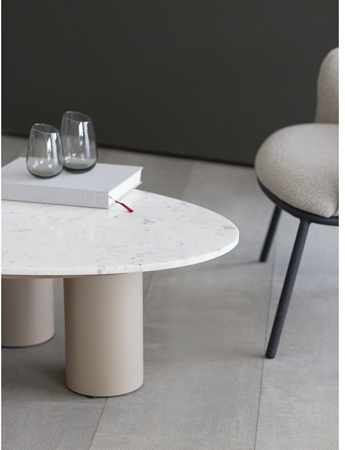 Столик кофейный mojo, 120х65,5 см, бежевый (76217)