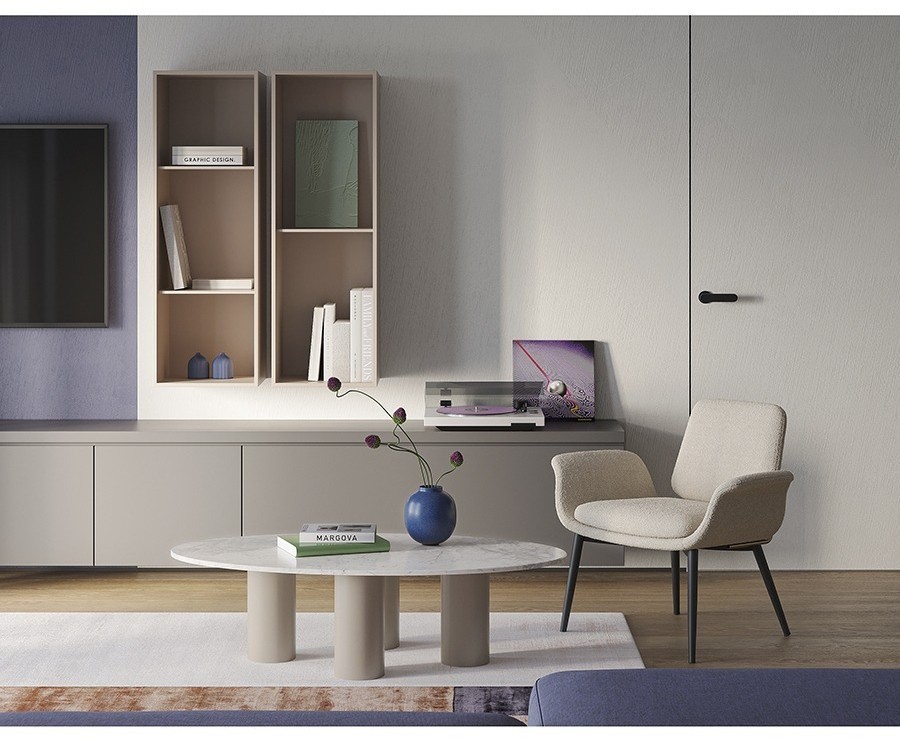 Столик кофейный mojo, 120х65,5 см, бежевый (76217)