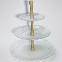 Конфетница сервировочная для фруктов, конфет, сладостей 3 яруса (161763)