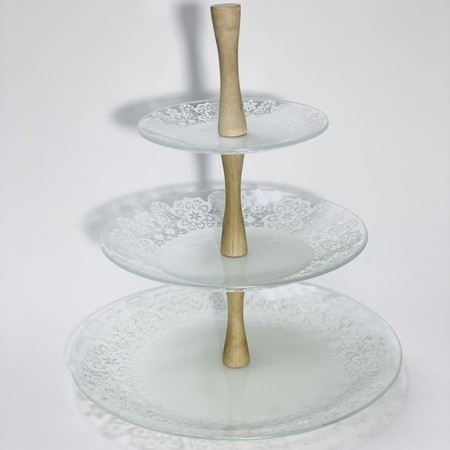 Конфетница сервировочная для фруктов, конфет, сладостей 3 яруса (161763)