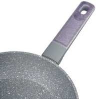 Сковорода с антипригарным покрытием pfluon marble, 20*4,5 см Agness (902-120)
