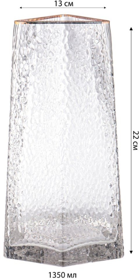 Ваза диаметр=13 см. высота=22 см Lefard (182-1014)