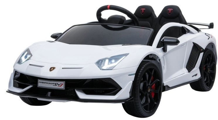 Детский электромобиль Lamborghini SVJ 12V - WHITE - HL328