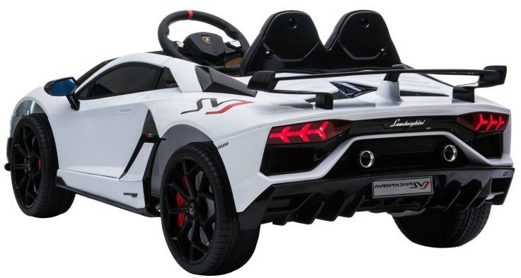 Детский электромобиль Lamborghini SVJ 12V - WHITE - HL328