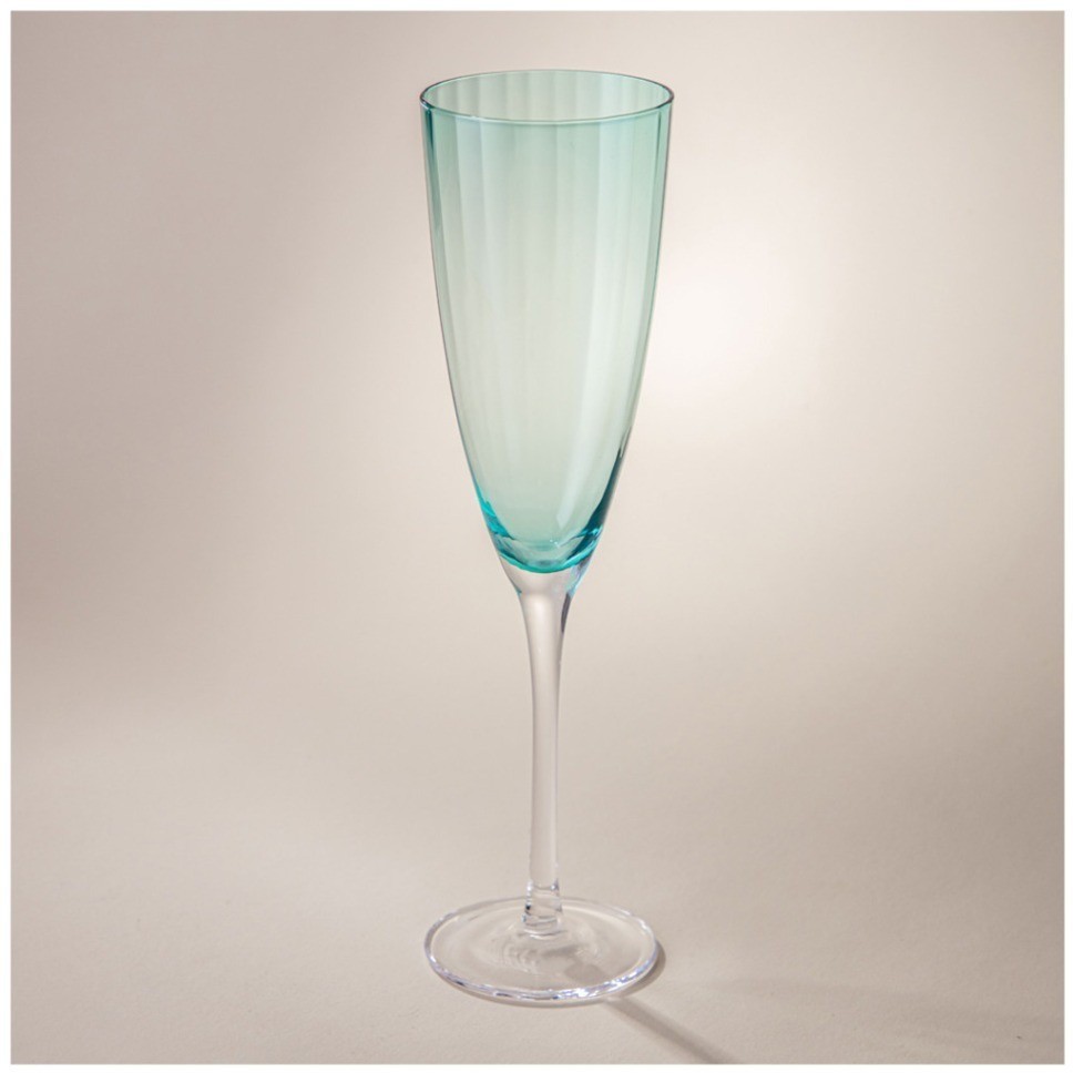 Набор бокалов для шампанского из 2 шт "mirage" emerald 290 мл Lefard (693-019)