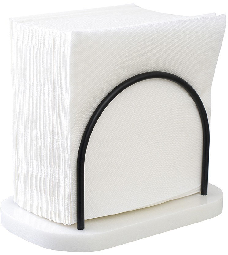 Салфетница marm, белый мрамор (76119)